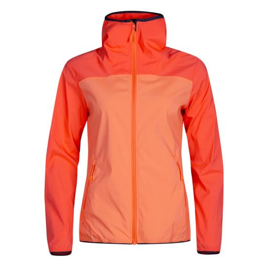 Halti Pallas lite X-stretch Women jkt Nectarine i gruppen Outdoor / JACKOR / Vindjacka hos Rune stberg Cykel & Sport Aktiebolag (064-0485r)