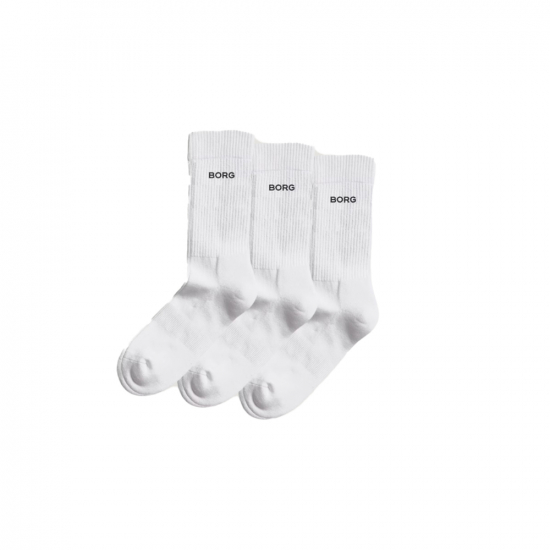 Bjrn Borg Essential Crew Sock 3-pack White i gruppen Outdoor / UNDERKLDER / Strumpor hos Rune stberg Cykel & Sport Aktiebolag (10004295vitr)