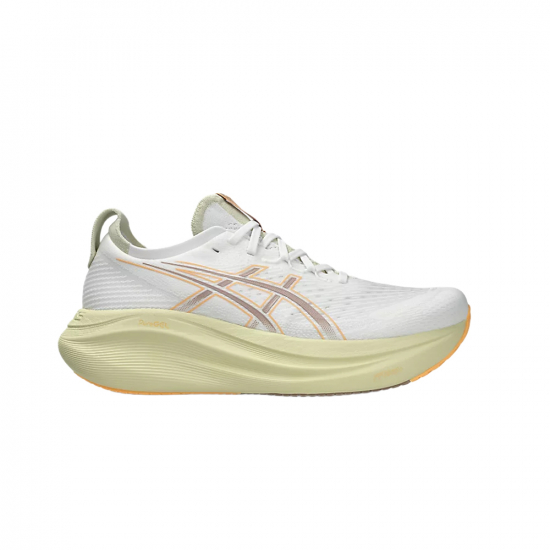 Asics Gel-Nimbus 27 Men White/Fawn i gruppen Skor / LPNING / Lparskor hos Rune stberg Cykel & Sport Aktiebolag (1011B958r)