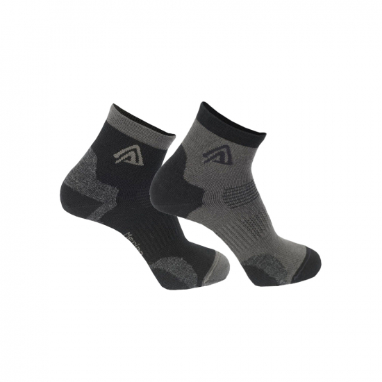 Aclima Running 2-pack Wool Socks Jet Black i gruppen Outdoor / UNDERKLDER / Strumpor hos Rune stberg Cykel & Sport Aktiebolag (103186r)