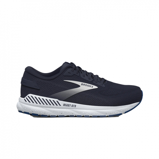 Brooks Beast GTS 24 Extra Wide Men Navy/White i gruppen Skor / LPNING / Lparskor hos Rune stberg Cykel & Sport Aktiebolag (1104254E452r)