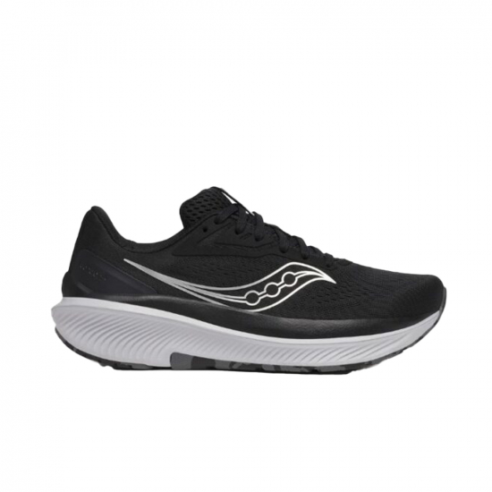Saucony Echelon 10 Extra Wide Women Black/Silver i gruppen Skor / LPNING / Lparskor hos Rune stberg Cykel & Sport Aktiebolag (11046100BLACKr)