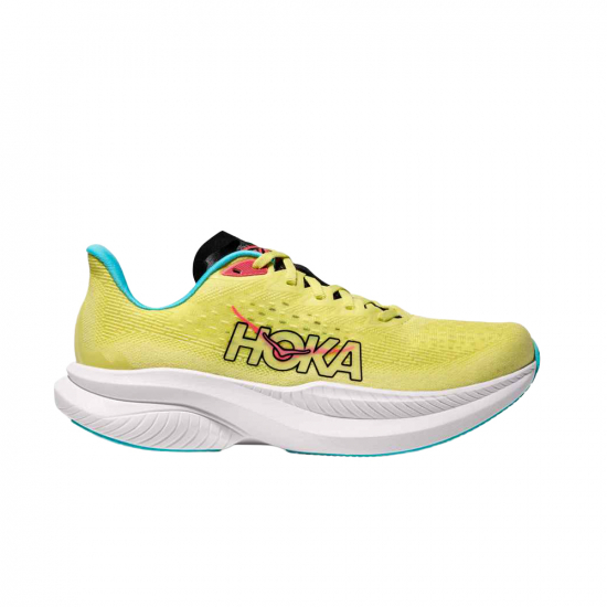 Hoka Mach 6 Men Yuzu & Cielo Blue i gruppen Skor / LPNING / Lparskor hos Rune stberg Cykel & Sport Aktiebolag (1147790YZCr)