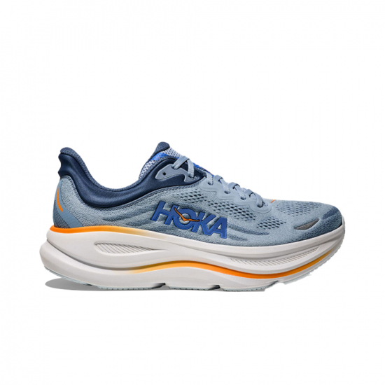 Hoka Bondi 9 Wide Men Blue/Orange i gruppen Skor / LPNING / Lparskor hos Rune stberg Cykel & Sport Aktiebolag (1162013DNPr)