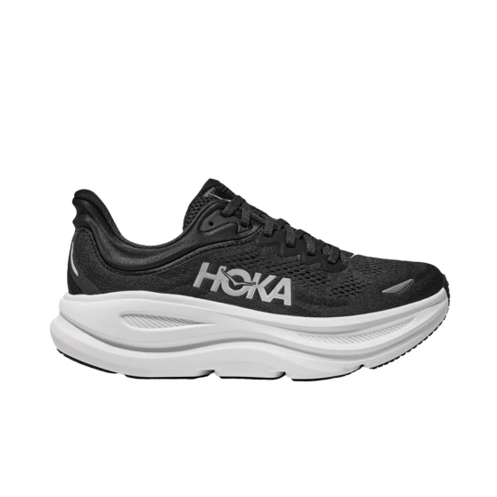 Hoka Bondi 9 Wide Women Black/White i gruppen Skor / LPNING / Lparskor hos Rune stberg Cykel & Sport Aktiebolag (1162014blackr)