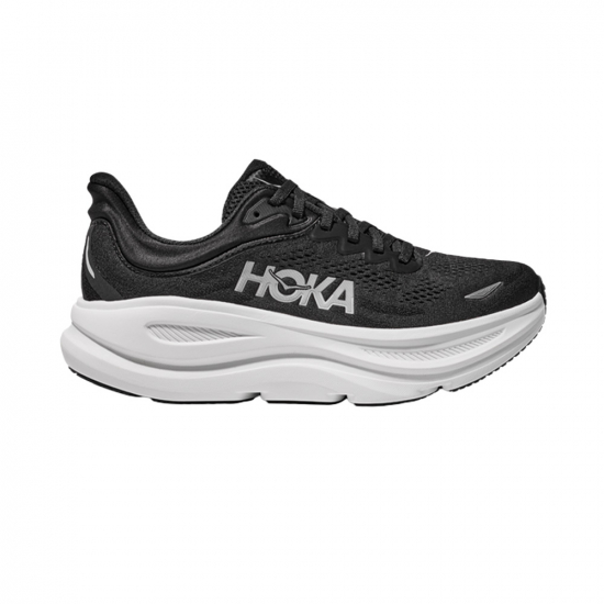 Hoka Bondi 9 Wide Women Black/White i gruppen Skor / LÖPNING / Löparskor hos Rune Östberg Cykel & Sport Aktiebolag (1162014r)