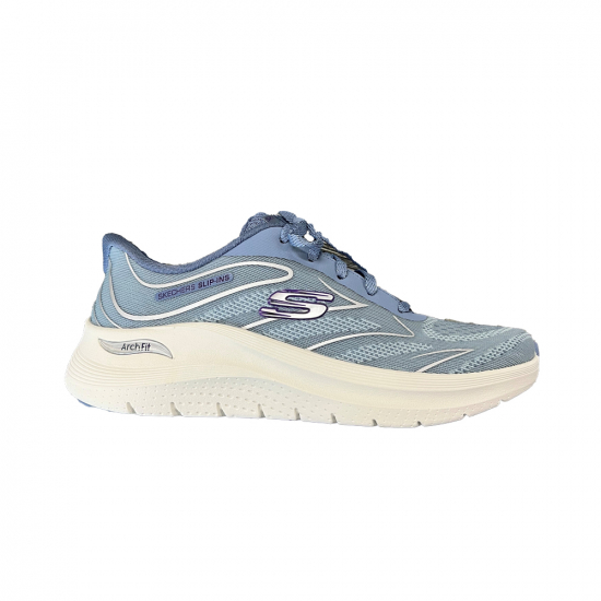 Skechers Slip-ins: Arch Fit 2.0 - Good Energy Women Blue/Purple i gruppen Skor / VARDAGSSKOR / Sneakers hos Rune stberg Cykel & Sport Aktiebolag (150328BLPRr)
