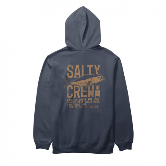 Salty Crew Tried And True Hoodie Men Navy i gruppen Fiske / Kl�der / Tr�jor hos Rune �stberg Cykel & Sport Aktiebolag (20335487r)