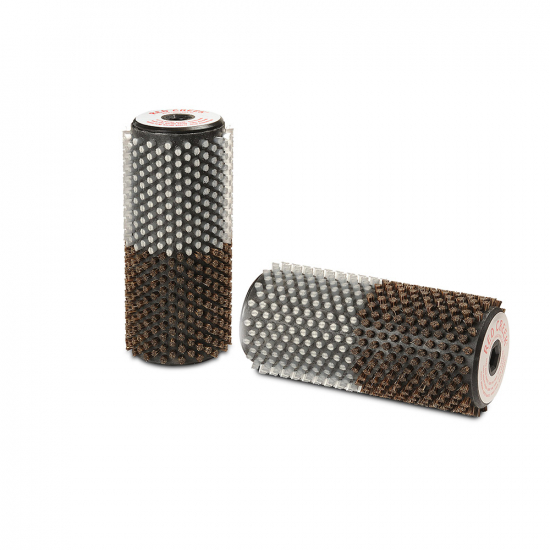 Rotoborste 140mm Kombi Tagel/Vit nylon  i gruppen Valla / Vallatillbehr / Rotoborstar hos Rune stberg Cykel & Sport Aktiebolag (2501251153570)
