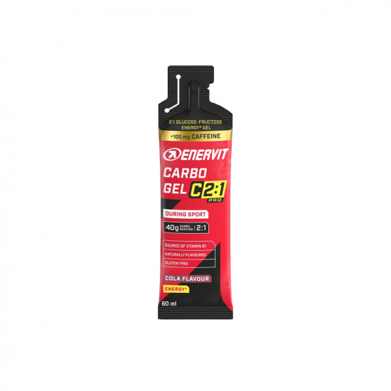 Enervit Carbo Gel C2:1 Cola med koffein i gruppen Outdoor / TRNING / Kosttillskott/energi hos Rune stberg Cykel & Sport Aktiebolag (2502141031928_1)