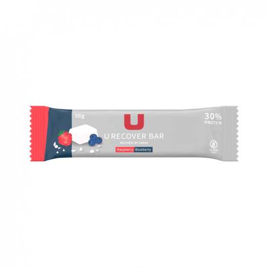 Umara U Recover Proteinbar Hallon/Blbr 50g i gruppen Outdoor / TRNING / Kosttillskott/energi hos Rune stberg Cykel & Sport Aktiebolag (2508281020249)