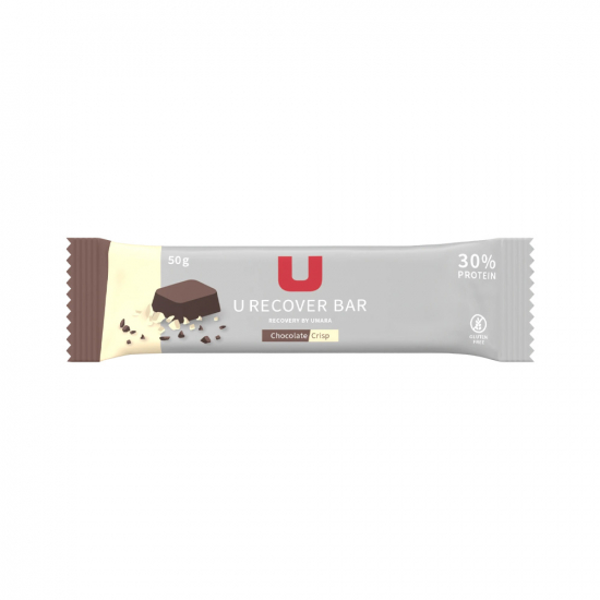 Umara U Recover Proteinbar Chocolate Crisp 50g i gruppen Outdoor / TRNING / Kosttillskott/energi hos Rune stberg Cykel & Sport Aktiebolag (2508281042621)