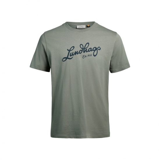 Lundhags J�rpen T-shirt Men Aloe Green i gruppen Outdoor / TR�JOR / T-shirt hos Rune �stberg Cykel & Sport Aktiebolag (44317)