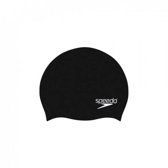 Speedo Junior Plain Moulded Silicone Cap Black i gruppen Outdoor / Bad och lek / Simning hos Rune stberg Cykel & Sport Aktiebolag (80870990r)