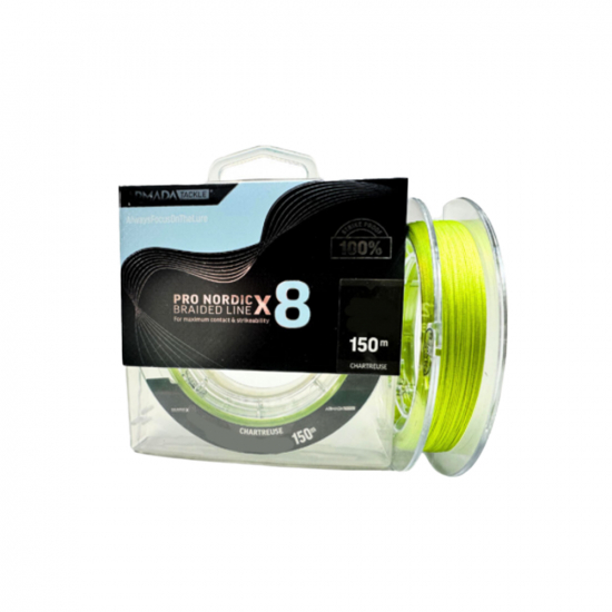 Armada Tackle Pro Nordic Braided Line X8 150m Chartreuse i gruppen Fiske / Fiskelinor / Fltad lina hos Rune stberg Cykel & Sport Aktiebolag (AT21Ccharr)