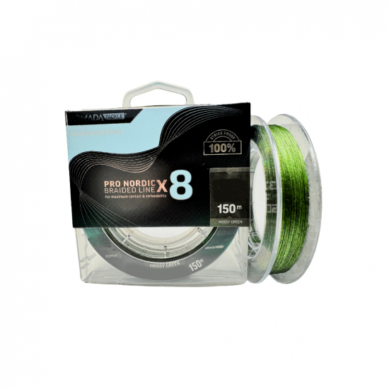 Armada Tackle Pro Nordic Braided Line X8 150m Mossy Green i gruppen Fiske / Fiskelinor / Fltad lina hos Rune stberg Cykel & Sport Aktiebolag (AT21Cmossr)