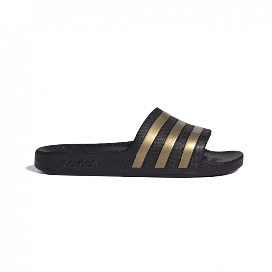Adidas Adilette Aqua Slide Black/Gold i gruppen Skor / VARDAGSSKOR / Sandaler & tofflor hos Rune stberg Cykel & Sport Aktiebolag (EG1758r)