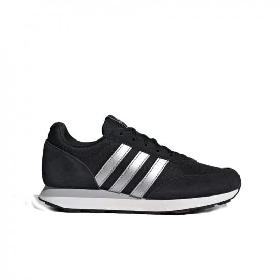 Adidas Run 60S 3.0 Women Black/Silver/White i gruppen Skor / VARDAGSSKOR / Sneakers hos Rune stberg Cykel & Sport Aktiebolag (IE3806r)