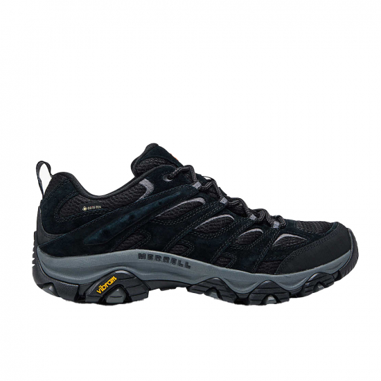 Merrell Moab 3 GTX Men Black/Grey i gruppen Skor / PROMENAD & VANDRING / Friluftsskor hos Rune stberg Cykel & Sport Aktiebolag (J036253r)