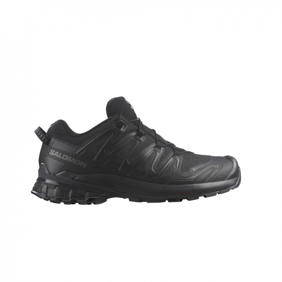 Salomon XA PRO 3D V9 Wide GTX Men Black/Phantom/Pewter i gruppen Skor / PROMENAD & VANDRING / Frilufts- och promenadskor hos Rune stberg Cykel & Sport Aktiebolag (L47277000r)