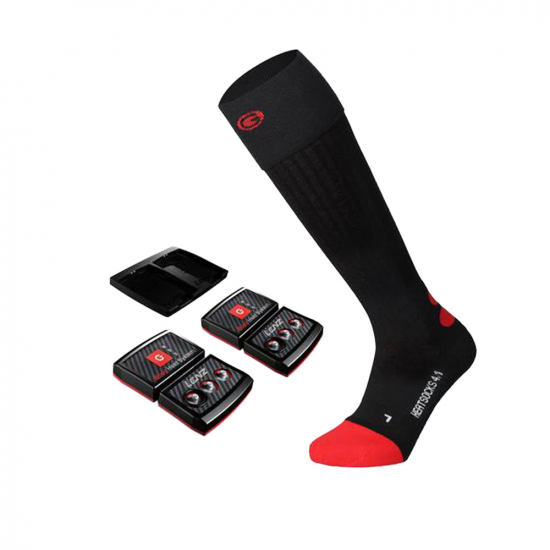 Lenz Heat Sock 4.1 + Heat Pack i gruppen Längd / Längdkläder / Strumpor hos Rune Östberg Cykel & Sport Aktiebolag (Le411r)