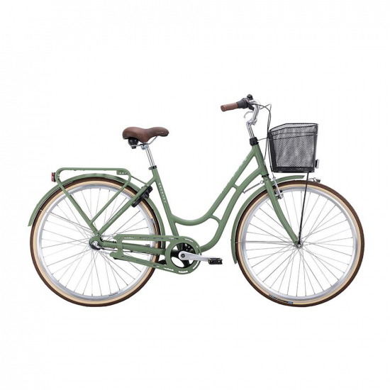 Monark Karin 3-vxl -  Heritage green i gruppen Cykel / Standardcykel / Damcyklar hos Rune stberg Cykel & Sport Aktiebolag (YOM2335113r)