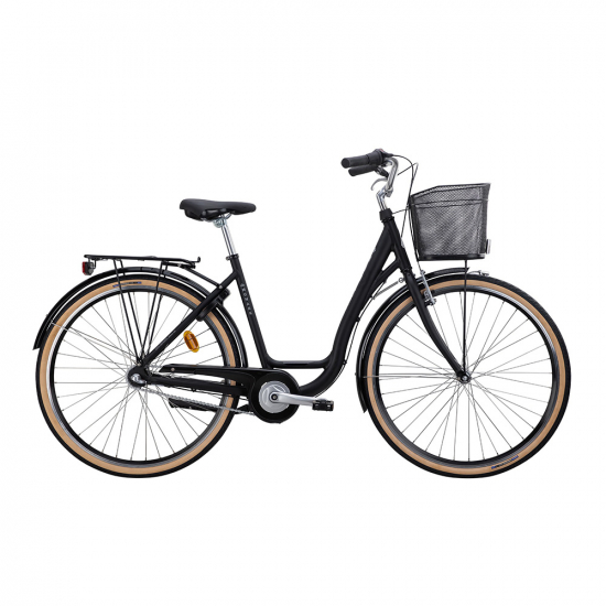 Monark Emma 3 vxl - 51cm Svart i gruppen Cykel / Standardcykel / Damcyklar hos Rune stberg Cykel & Sport Aktiebolag (YRM2535101r)