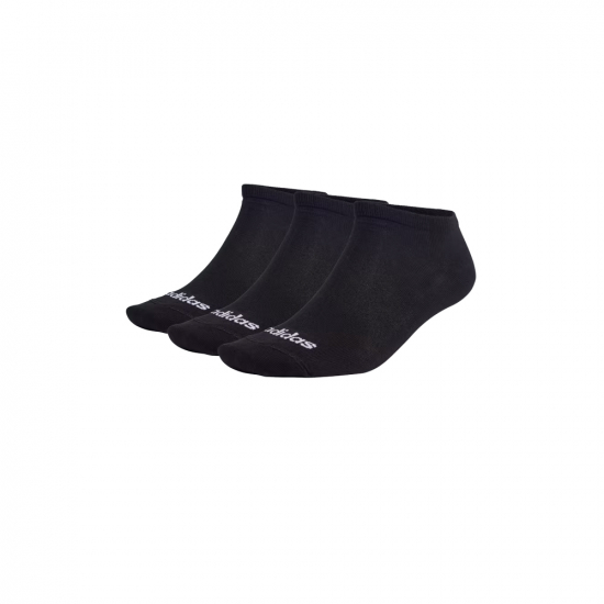 Adidas Thin Linear Low-Cut Socks 3 Pairs Black i gruppen Outdoor / UNDERKLDER / Strumpor hos Rune stberg Cykel & Sport Aktiebolag (ic1299r)