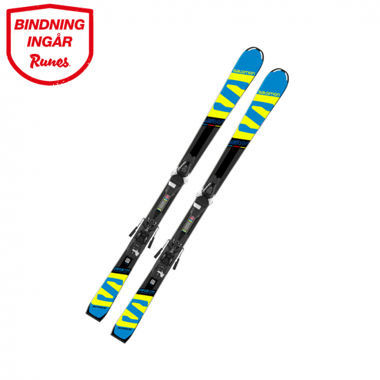 Salomon  E X-Race Jr + L6JR  i gruppen Alpint / Skidor / Juniorskidor hos Rune stberg Cykel & Sport Aktiebolag (l39959300r)