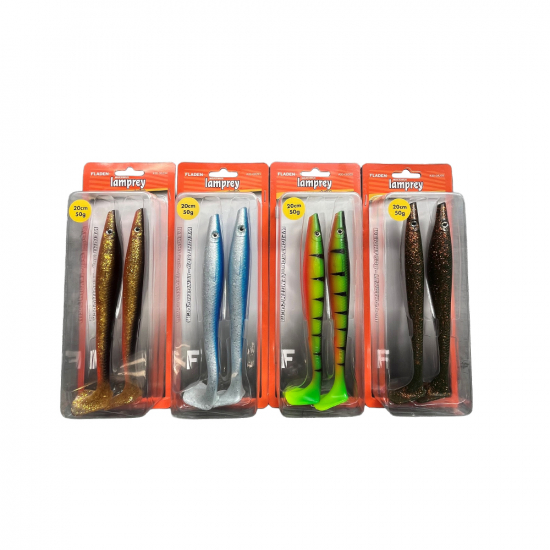Fladen Maxximus Lamprey 20cm/50g 2-pack i gruppen Fiske / Beten / Jiggar & gummibeten hos Rune stberg Cykel & Sport Aktiebolag (lamprey20cmr)