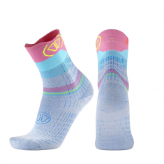 Sidas Ski Nordic Performance Socks | Pink/Blue |