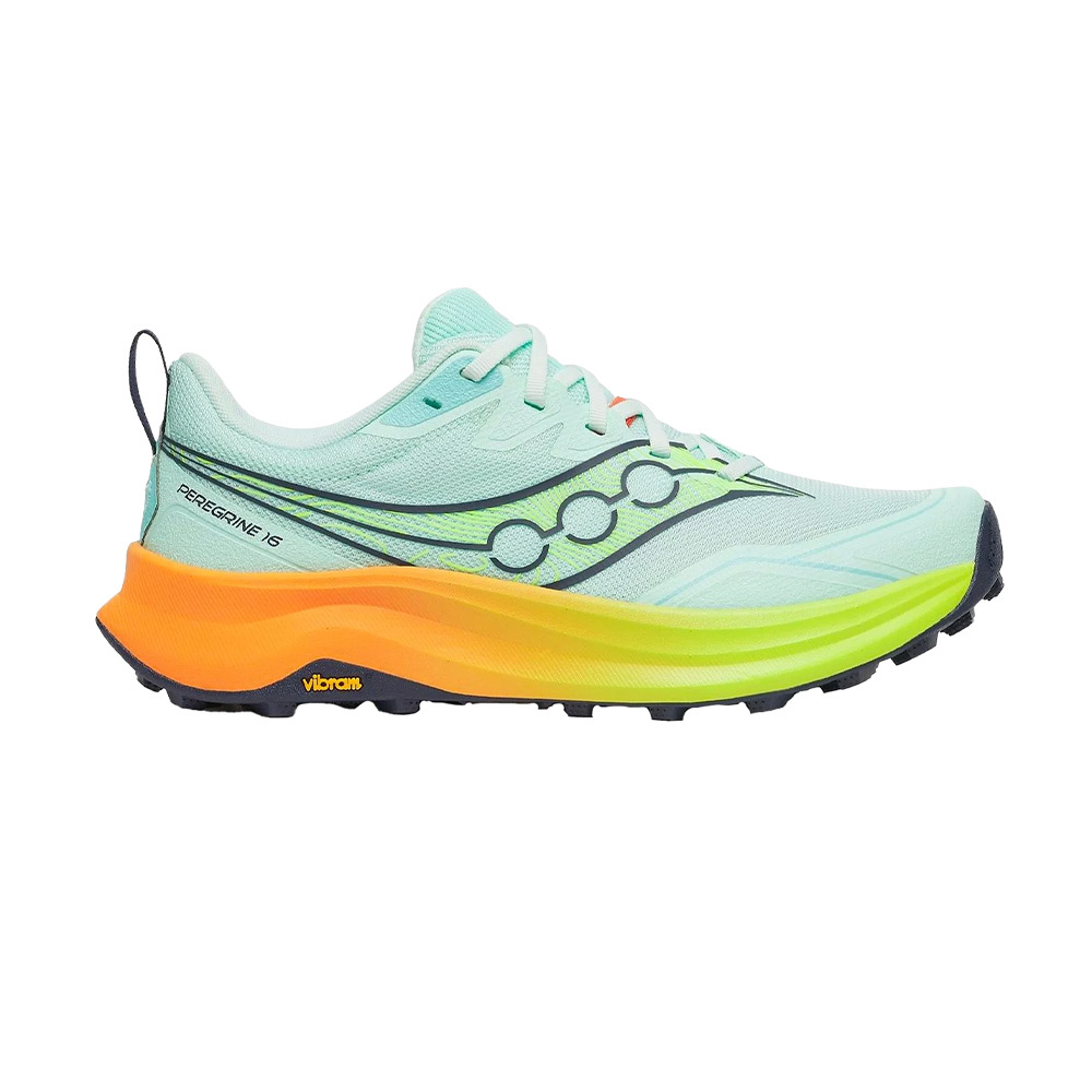 Saucony Peregrine 16 Women Aqua/Citron