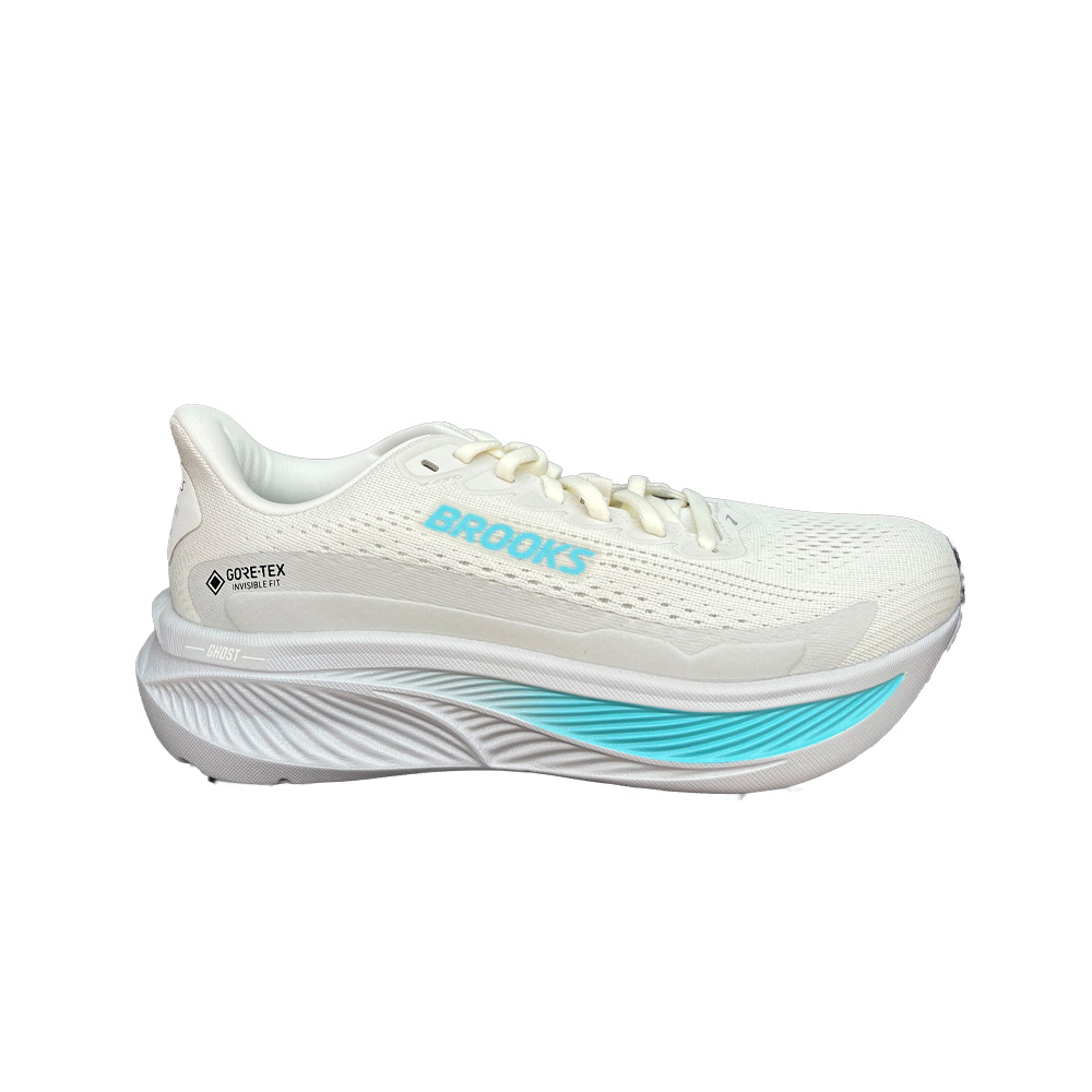 Brooks Ghost 17 GTX Women Coconut/Oyster/Blue