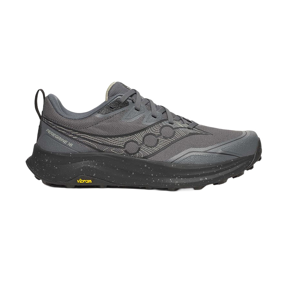 Saucony Peregrine 16 Men Carbon/Black