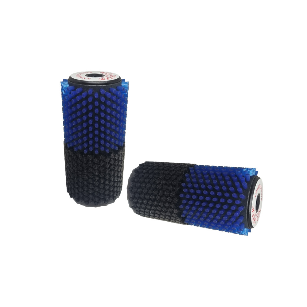 Rotoborste 140mm Ultrafint krusat st�l/ Bl� Nylon