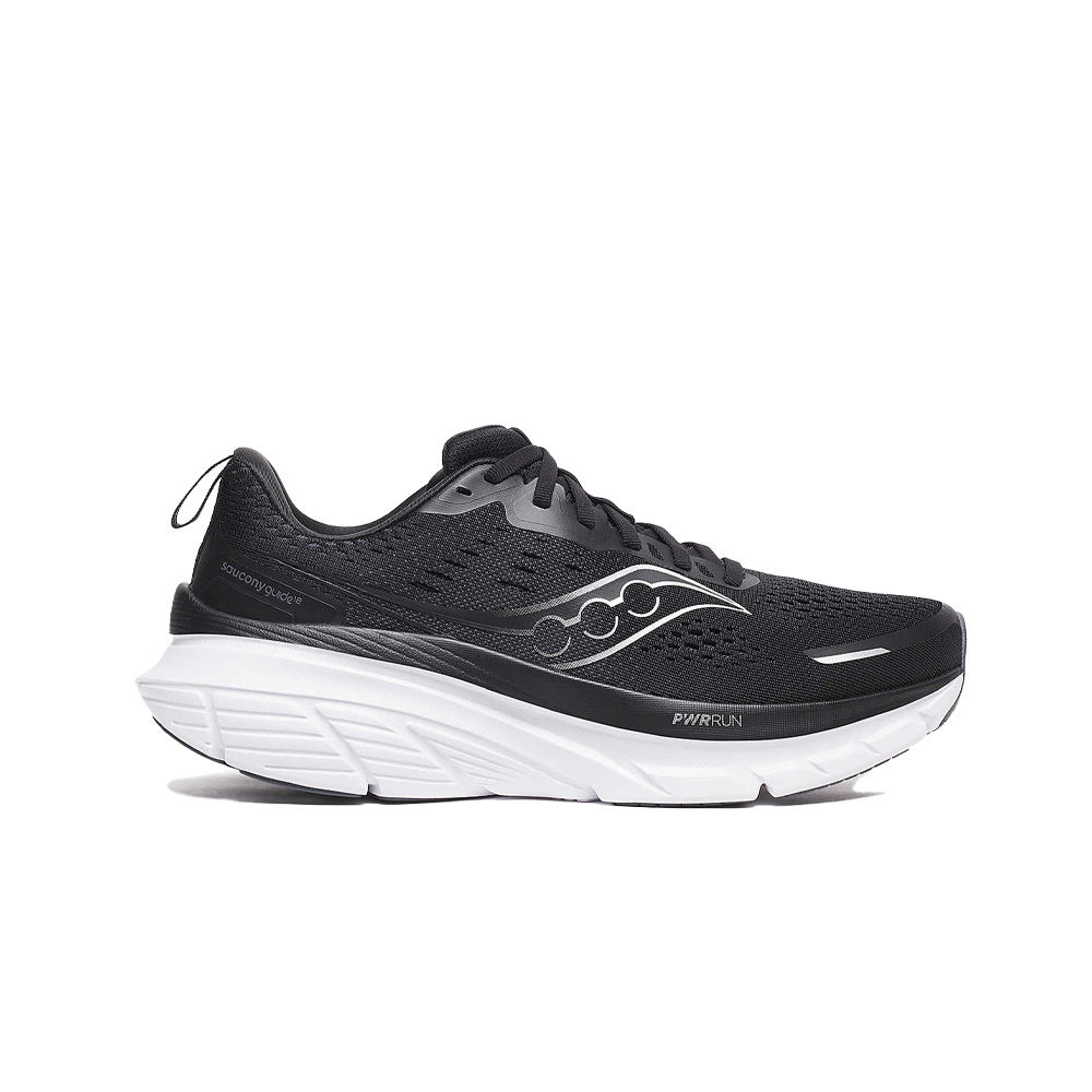 Saucony Guide 18 Wide Men Black/White