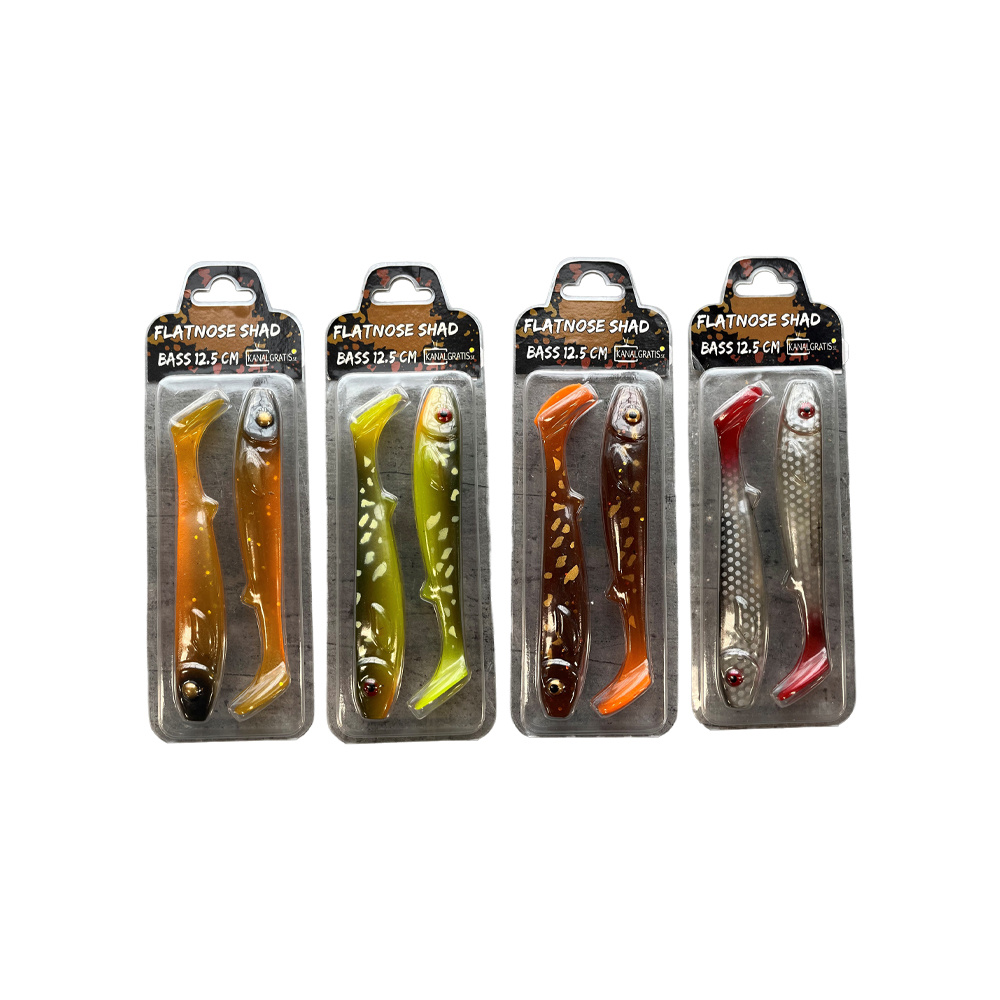Kanalgratis Flatnose Shad Bass 12,5cm/16g 2-pack